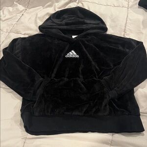 Adidas Black Fleece Hoodie